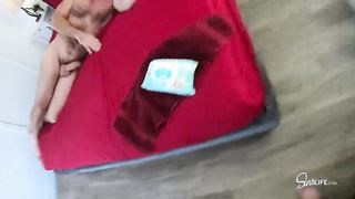 Latin Amerikai milf anyuci hátsó bejáratba rakva