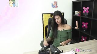 Amatőr kolumbiai tini csaj castingja