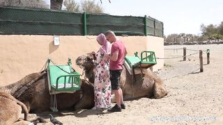 Méretes cickós arab hölgyemény dugása
