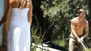 Brandi Love a kertész krapekkal kúrel