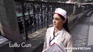 Private - Lullu Gun keményen hátsó bejáratba baszva