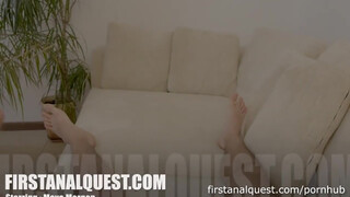 Maya Morgen a 18 éves tini lány - First Anal Quest