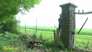 Mature NL - Francia háziasszony hátsó bejáratba tolva