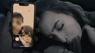 Tini hölgyemény megcsalja a pasiját és leszopja a nagy dákót