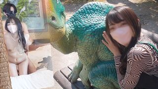 Vad állatkerti randi egy amatőr, nagymellű szépséggel és durva baszás japanese stílusban