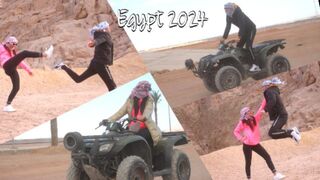 Motor, bula és baszás: izgat, ahogy a sínai-sivatagban motorozik egy dögös ribanc, egyiptom 2024